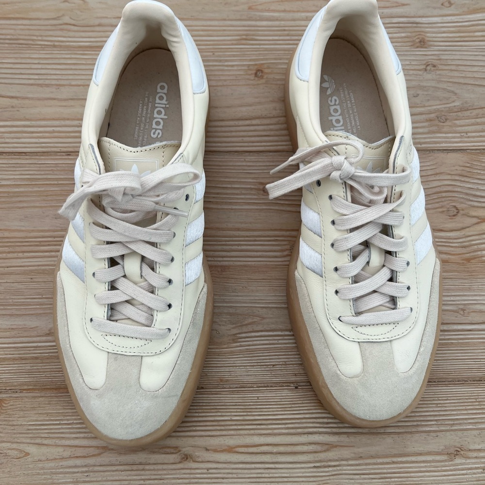 Adidas Samba OG Cream White Gum Sole Sneakers Men’s 11.5 / Women’s 12.5 - Picture 3 of 6